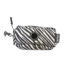 Gotoo Porta bolsas estampado zebra para perros Clearance