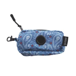 Gotoo Porta bolsas estampado azul para perros