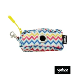 Gotoo Porta bolsas estampado rayas zig-zag para perros Sale
