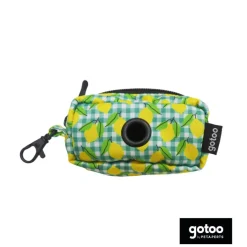 Gotoo Porta bolsas estampado vichy para perro