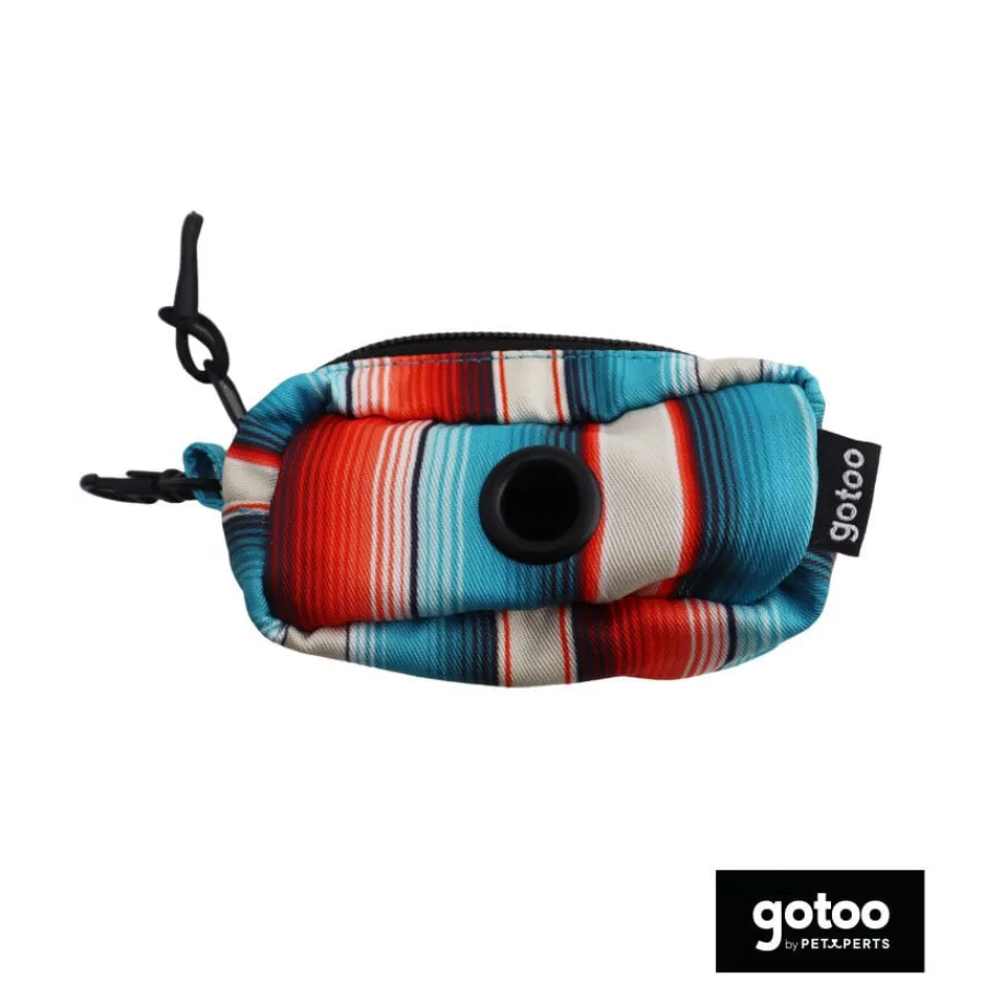Gotoo Porta bolsas rayas multicolor para perro