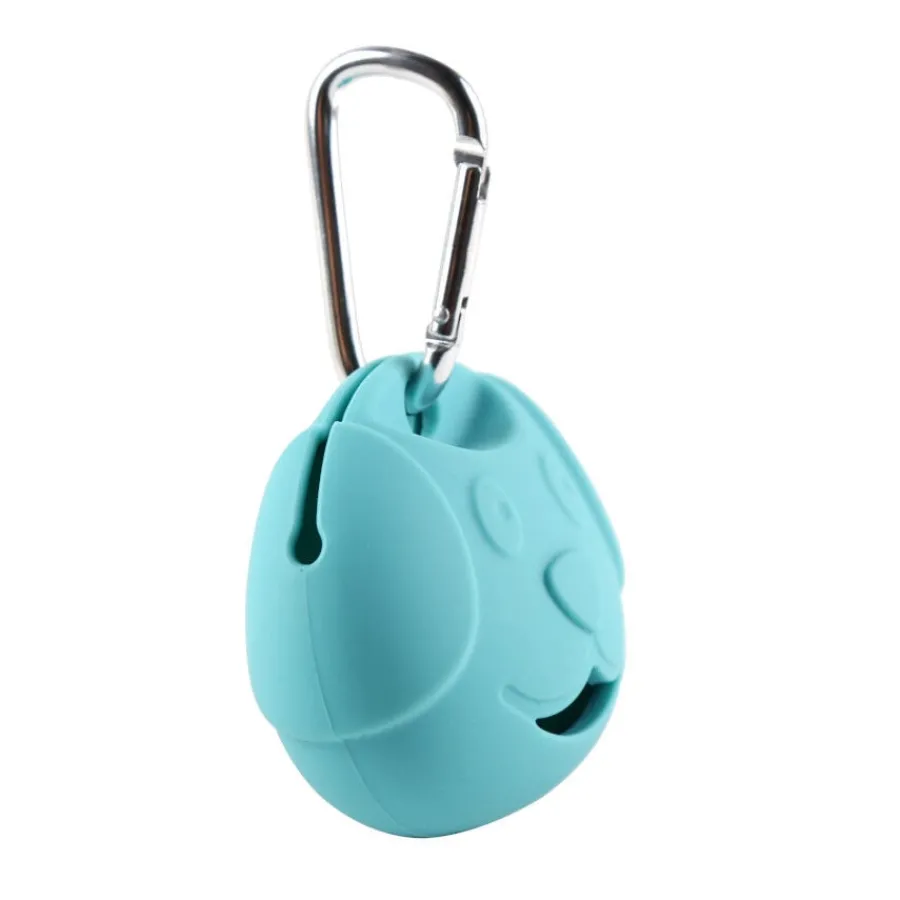 Gotoo Porta bolsas silicona azul para perros New