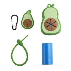 Gotoo Porta bolsas silicona avocado para perros Discount