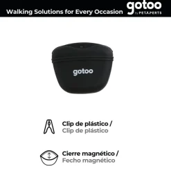 Gotoo Porta premio de silicona negro para perros Online