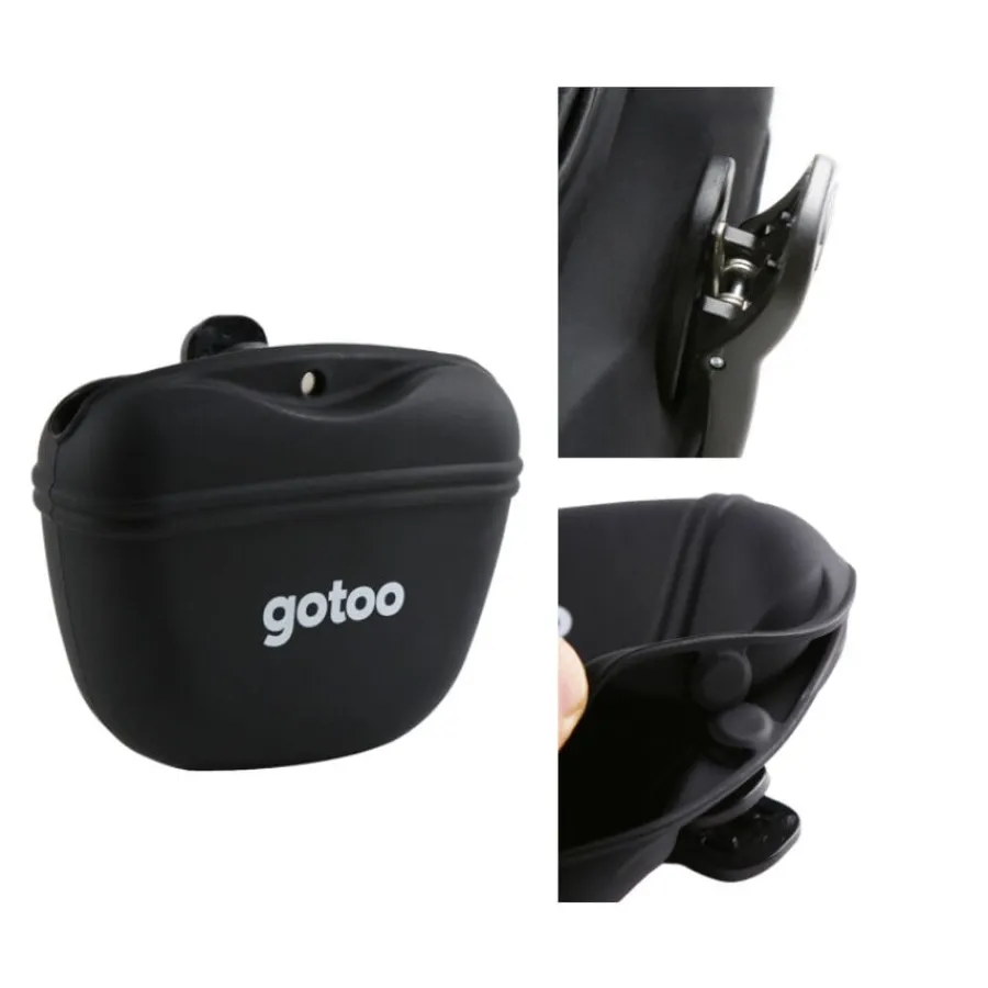 Gotoo Porta premio de silicona negro para perros Online