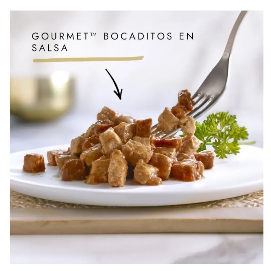 Gourmet Gold Bocaditos Salmón y Pollo para gatos Online
