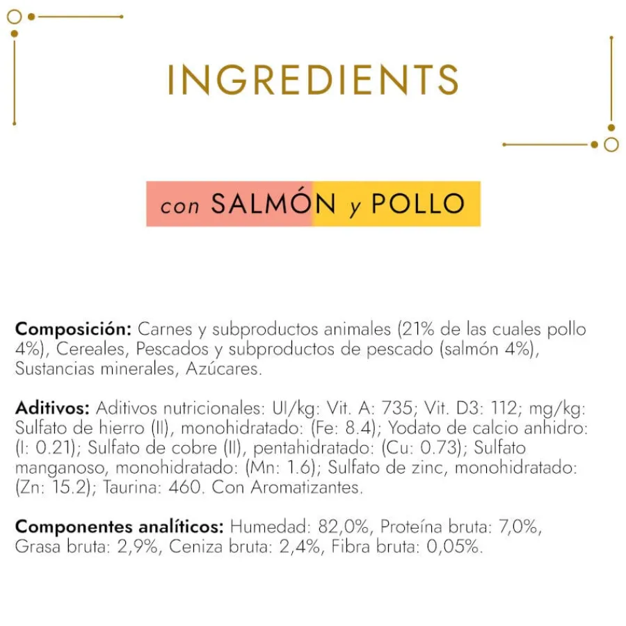 Gourmet Gold Bocaditos Salmón y Pollo para gatos Online