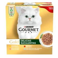 Gourmet Gold Delicias Suculentas Mixtas lata para gatos Discount