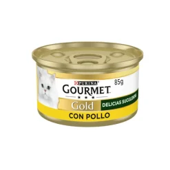 Gourmet Gold Delicias Suculentas Pollo en Salsa lata para gatos