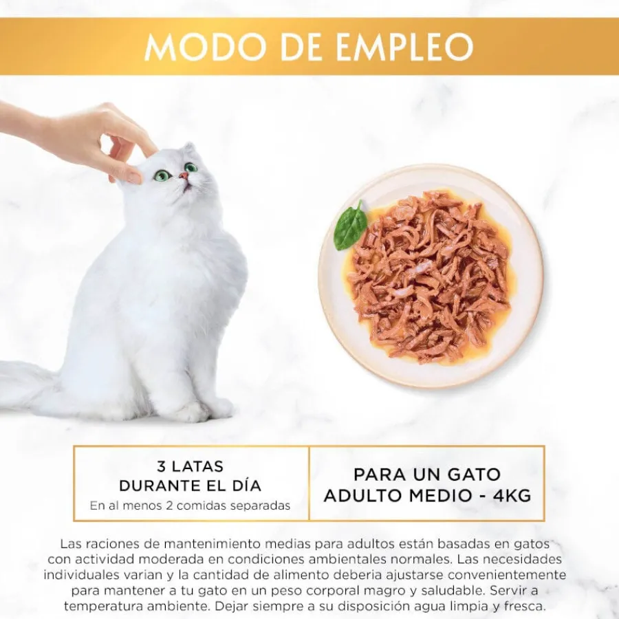 Gourmet Gold Delicias Suculentas Pollo en Salsa lata para gatos