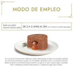 Gourmet Gold Fondant con Atún en paté lata para gatos