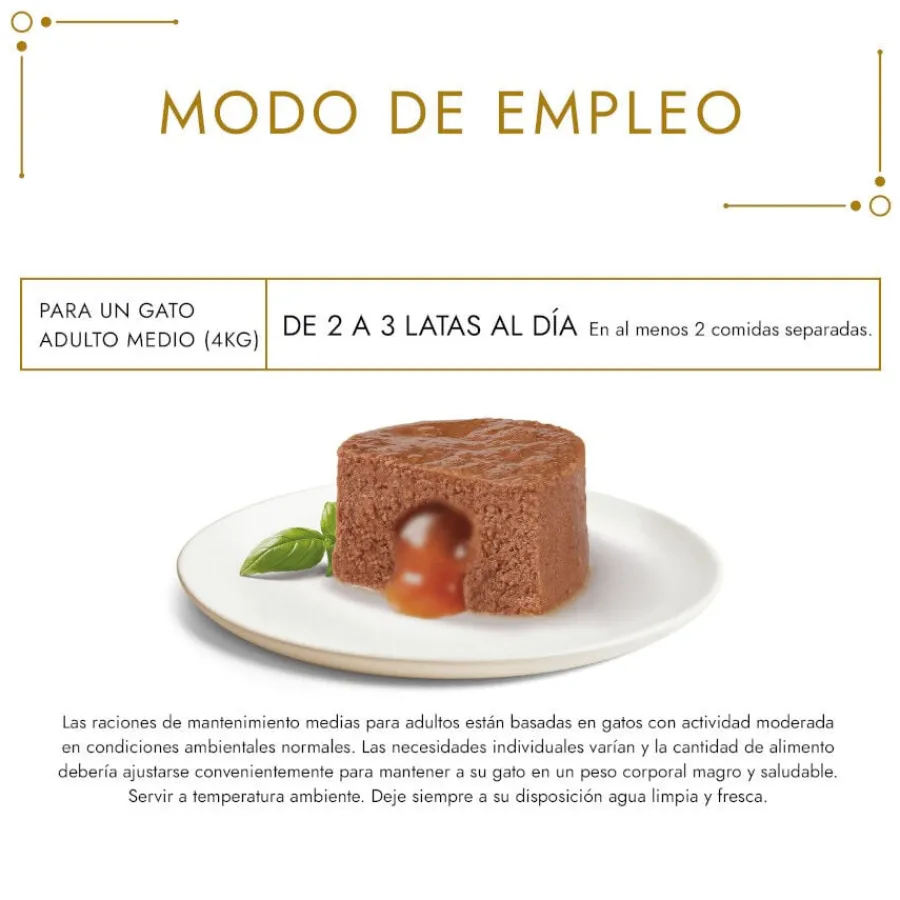 Gourmet Gold Fondant Pollo en Paté lata para gatos New