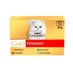 Gourmet Gold Fondant Sabores Variados lata para gatos