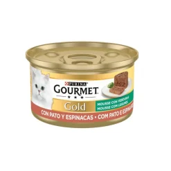 Gourmet Gold Mousse de Pato con Espinacas lata para gatos Online