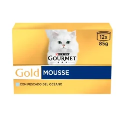 Gourmet Gold Mousse de Pescados del Océano lata para gatos Sale