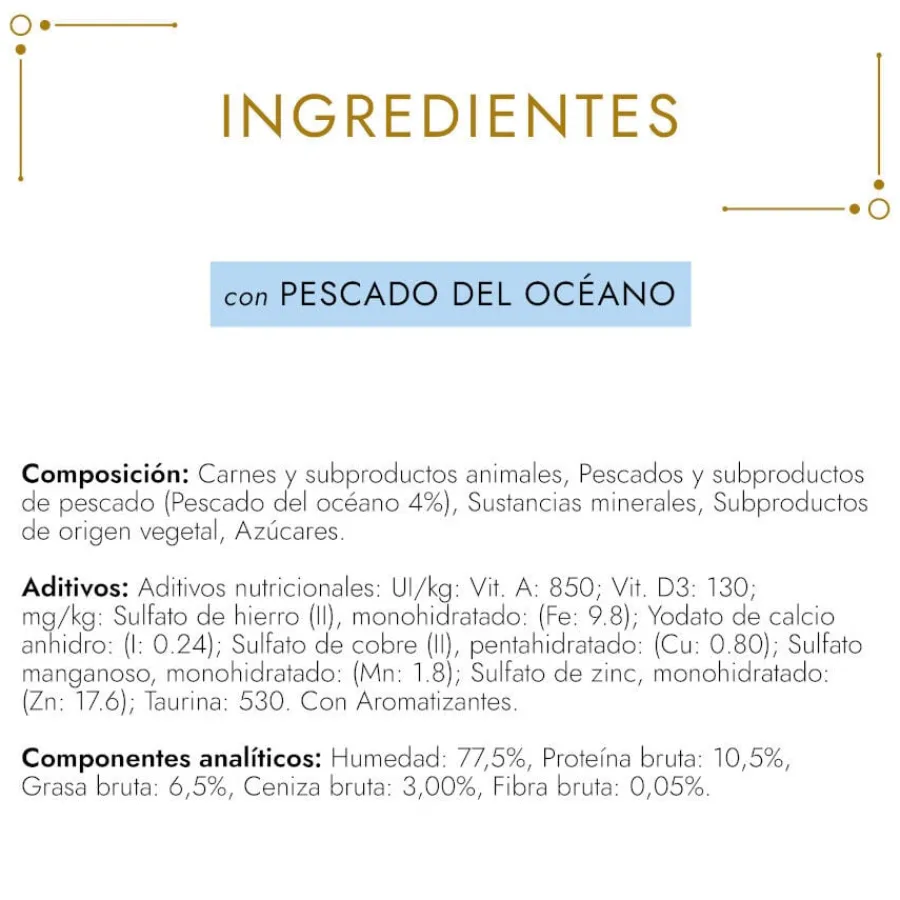 Gourmet Gold Mousse de Pescados del Océano lata para gatos Sale
