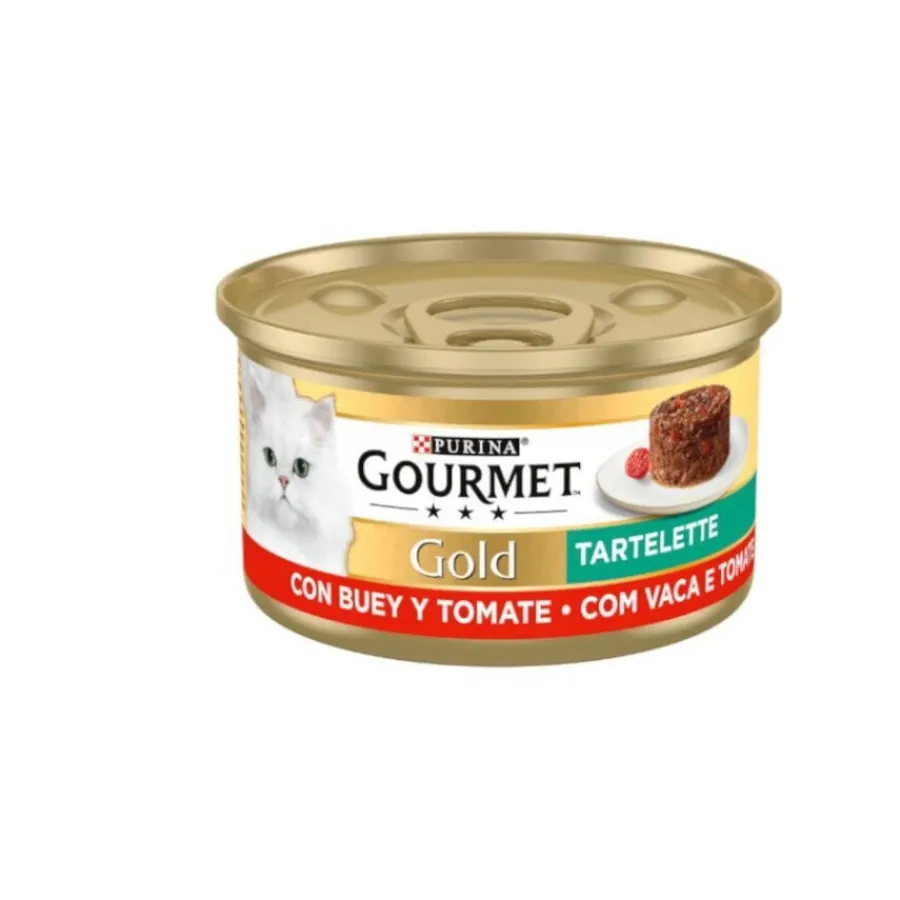 Gourmet Gold Pastel de Buey y Tomate lata para gatos Discount