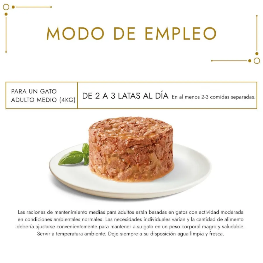 Gourmet Gold Tartelette Varios Sabores lata para gatos Hot