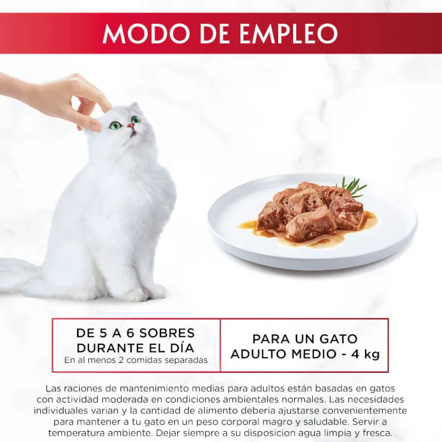 Gourmet Mon Petit Selección Carnes en salsa sobre para gatos New