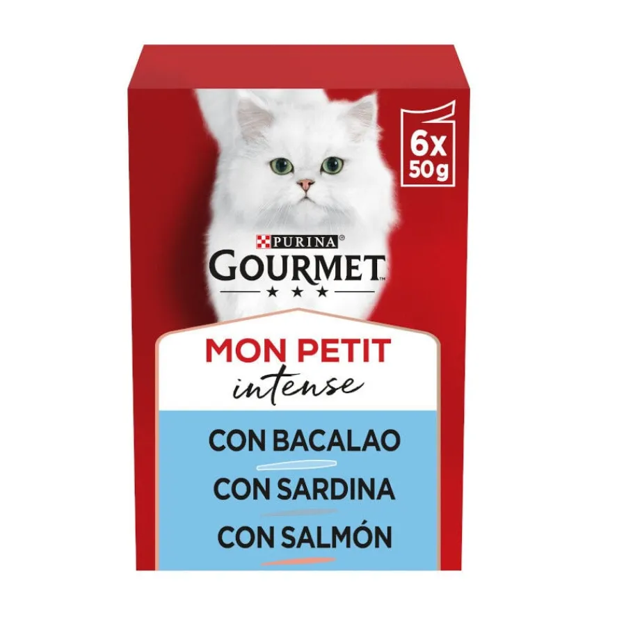 Gourmet Mon Petit Selección Pescados en salsa sobre para gatos Hot