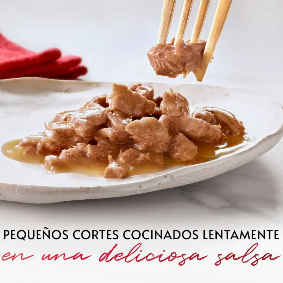 Gourmet Mon Petit Selección Pescados en salsa sobre para gatos Hot