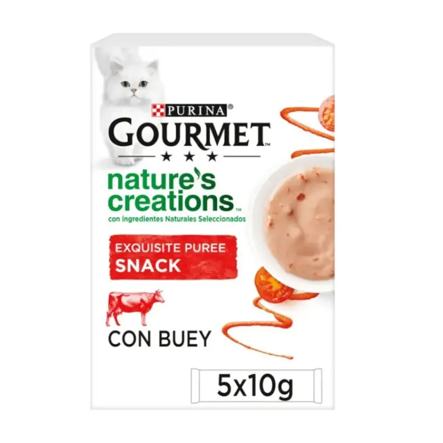Gourmet Nature’s Creations Snack Húmedo de Buey para gatos New