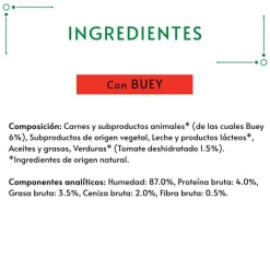 Gourmet Nature’s Creations Snack Húmedo de Buey para gatos New