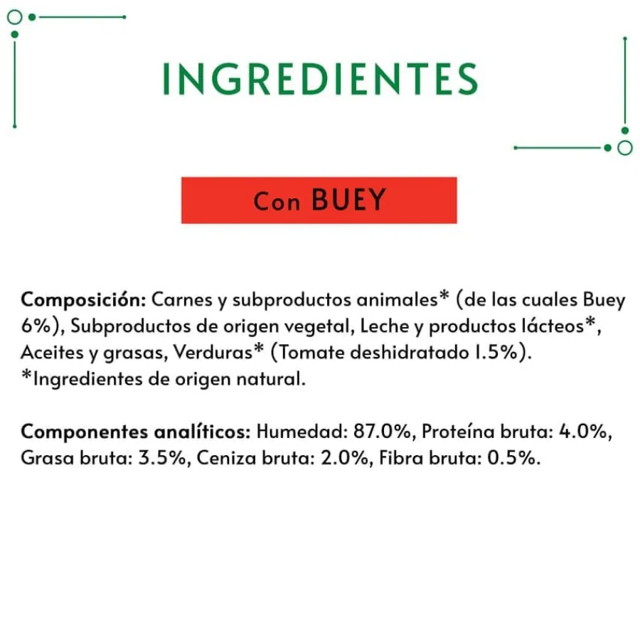 Gourmet Nature’s Creations Snack Húmedo de Buey para gatos New