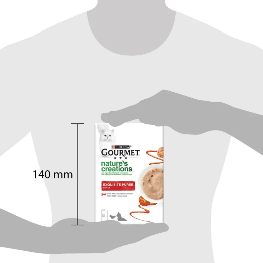 Gourmet Nature’s Creations Snack Húmedo de Buey para gatos New