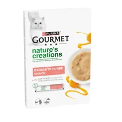 Gourmet Nature’s Creations Snack Húmedo de Salmón para gatos Discount