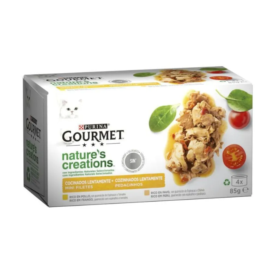 Gourmet Nature's Creations Mini Filetes de Carne lata para gatos