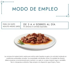 Gourmet Perle Filetes de Carne en salsa sobre para gatos New