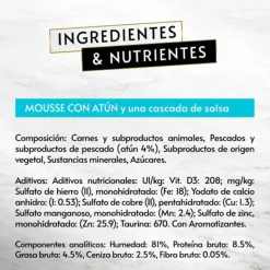 Gourmet Revelations Atún tarrinas en mousse para gatos New