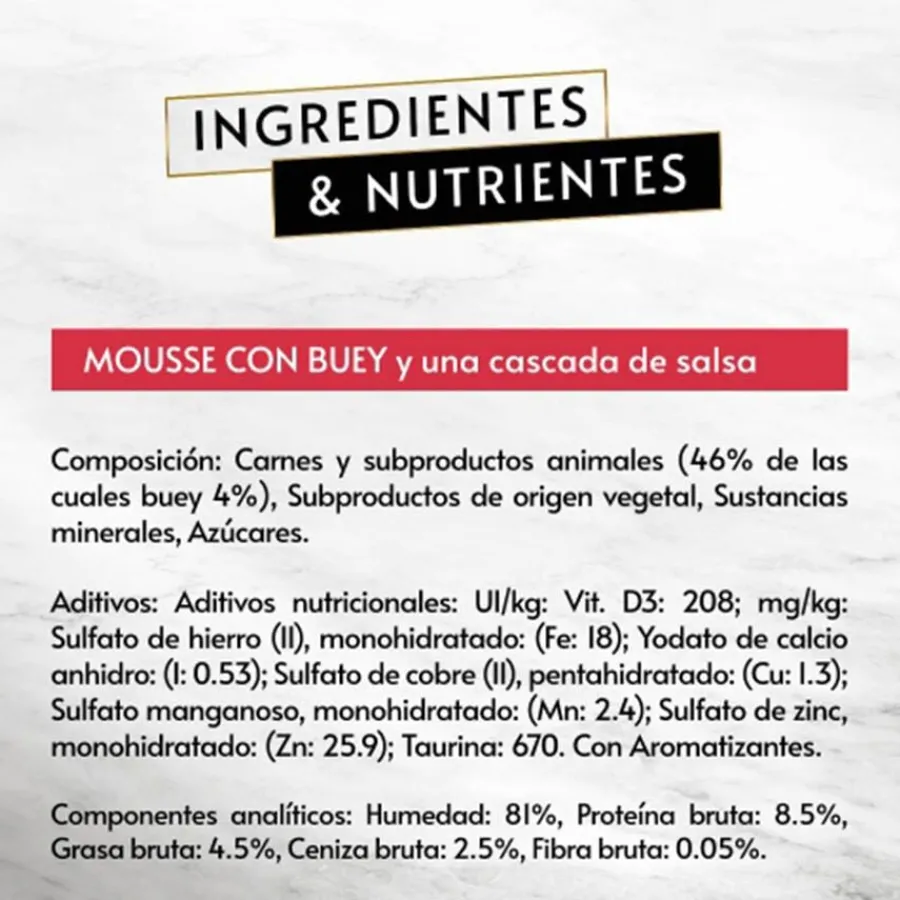Gourmet Revelations Buey tarrina en mousse Discount
