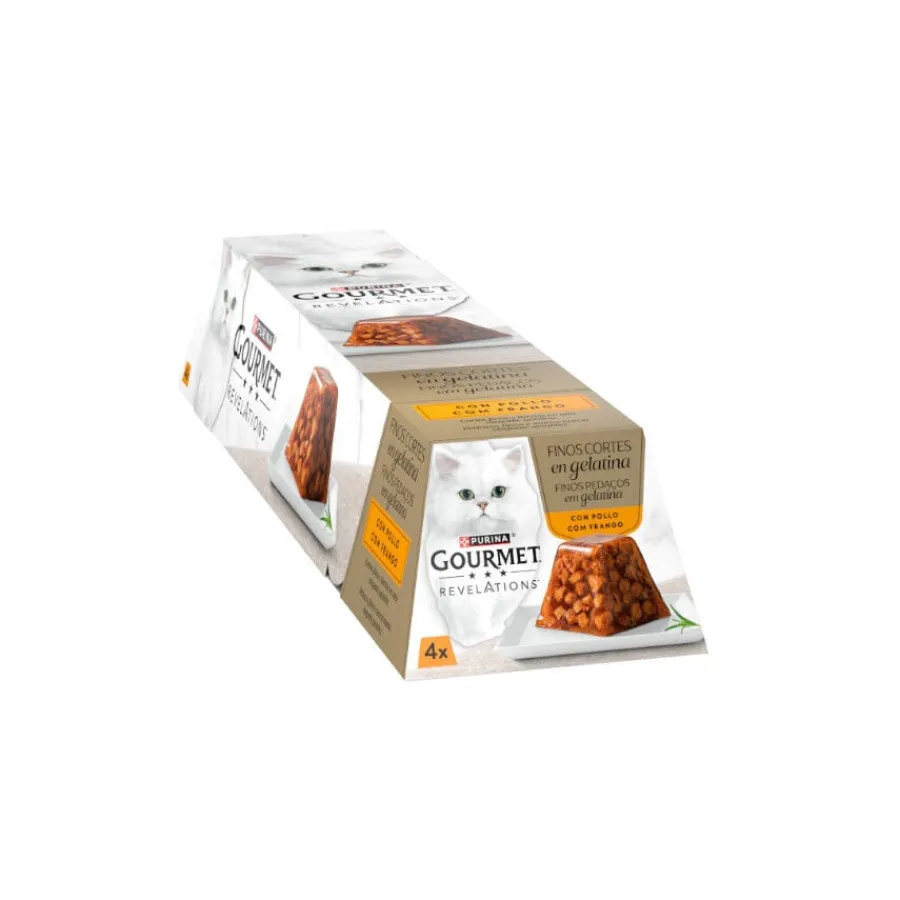 Gourmet Revelations Finos Cortes de Pollo en gelatina para gatos Outlet