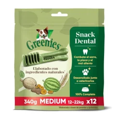 Greenies Medium Snacks Dentales Naturales para perros medianos Hot