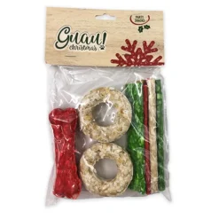 Guau Christmas Bocaditos de Cuero para perros Discount