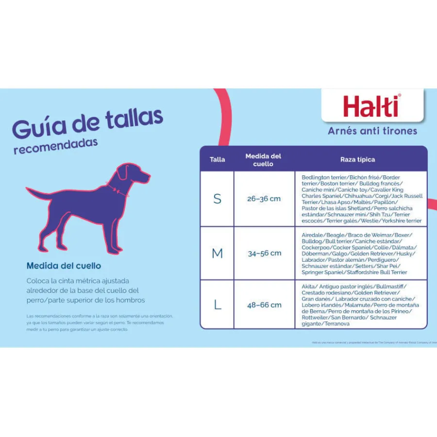 Company Of Animals Halti Arnés antitirones negro para perros Clearance