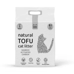 Happy Meow Natural Tofu Aglomerante Bambu para gatos Clearance