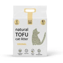 Happy Meow Natural Tofu Aglomerantre Original para gatos New
