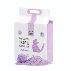 Happy Meow Natural Tofu Aglomerante Lavanda para gatos Hot
