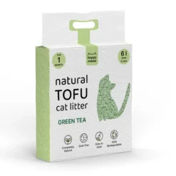 Happy Meow Natural Tofu Aglomerante Te Verde para gatos
