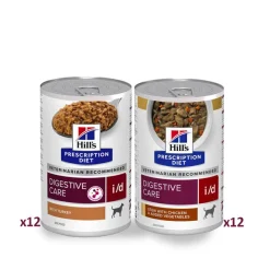 Hill's Pack Prescription Diet Digestive care Pollo y Pavo latas para perros Outlet