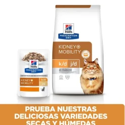 Hill's Prescription Diet k/d + Mobility j/d Pollo sobre para gatos Hot