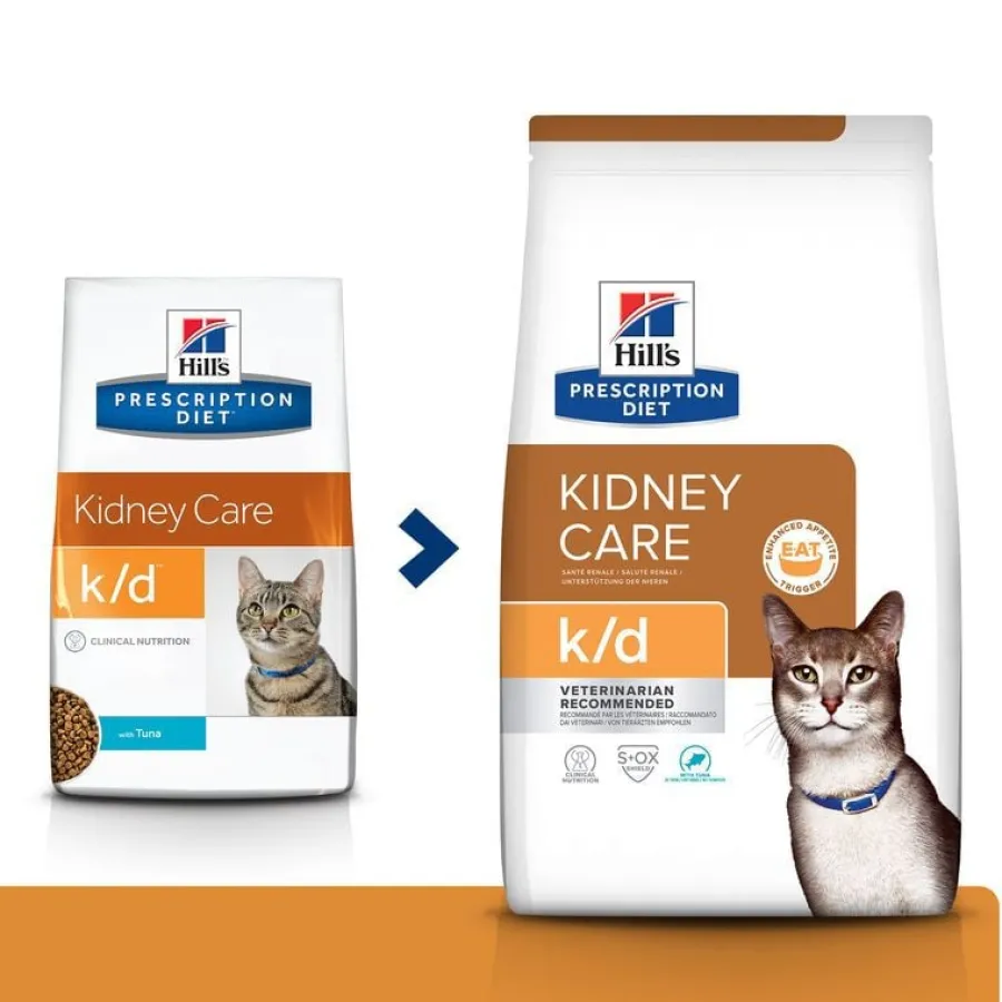 Hill's Prescription Diet kidney Care k/d Atún pienso para gato Discount