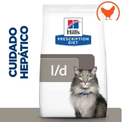 Hill's Prescription Diet Liver Care l/d Pollo pienso para gatos Clearance