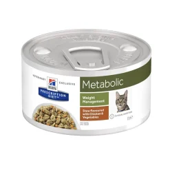 Hill's Prescription Diet Metabolic Estofado de Pollo y Vegetales lata para gatos