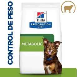 Hill's Prescription Diet Metabolic cordero y arroz pienso para perros