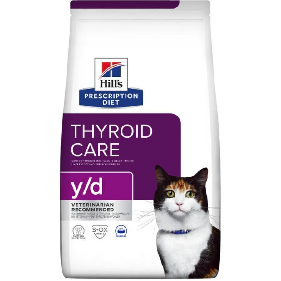 Hill's Prescription Diet Thyroid Care y/d pienso para gatos Sale