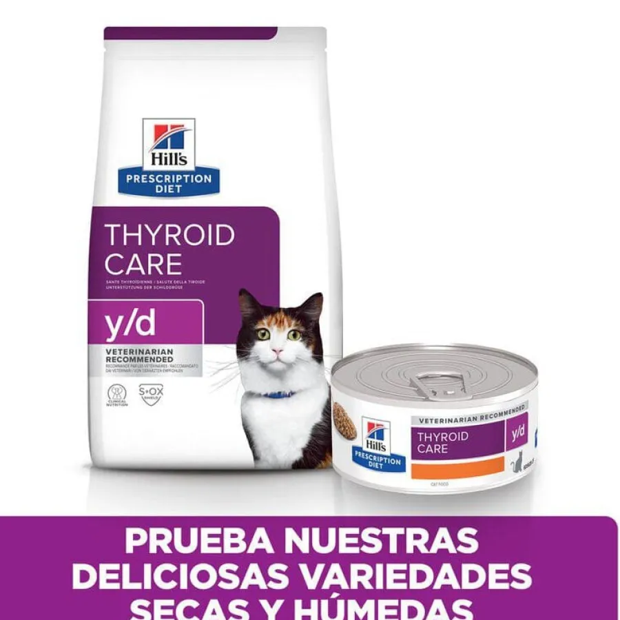 Hill's Prescription Diet Thyroid Care y/d pienso para gatos Sale